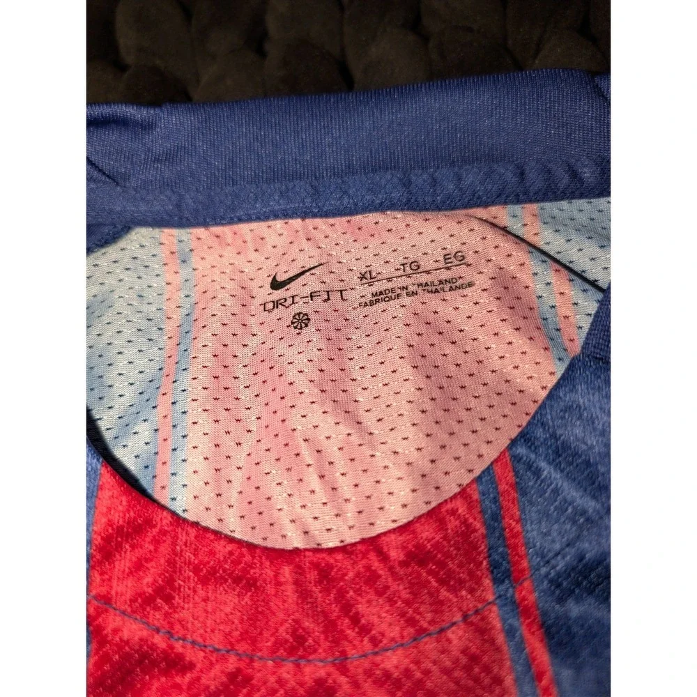 FC Barcelona Nike Long Sleeve Home Jersey with UEFA Foundation Patch Size XL